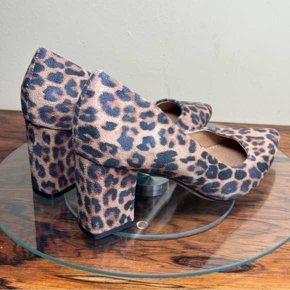 Abound Audry Block Heel Pump in Beige Leopard - Picture 10 of 15